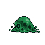 Large Deep green slime