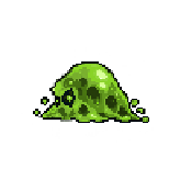 Large Spring green slime